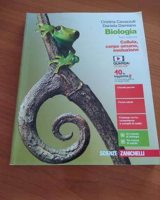 Libro scolastico di Biologia