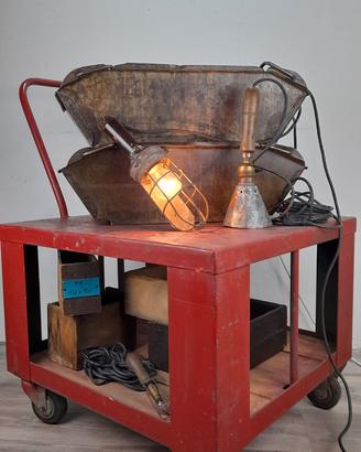 Carrello industriale vintage