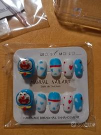 PRESS ON NAILS DORAEMON