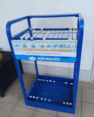 Espositore In Metallo Arcansas Porta Profili Ferra