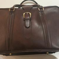 Valigia vintage in pelle 
