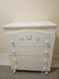 mobile fasciatoio a cassetti