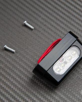 Luce targa (4 LED) senza viti filettata