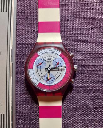 Swatch Chrono Navy Berry
