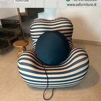Poltrona Boobs Up 50 2000 Armchair Stripe & Ball