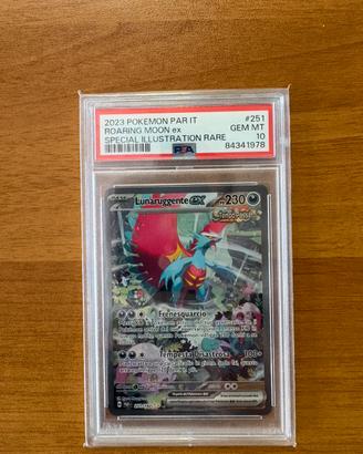 Pokémon Lunaruggente EX  Illustration Rare PSA 10