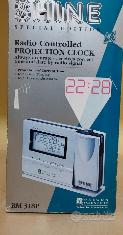 Radiosveglia sveglia Oregon scientific no proietto - Audio/Video In vendita  a Roma