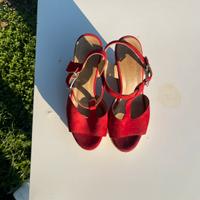 Sandalo con zeppa sughero