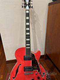 Chitarra D’Angelico Premier Ss fiesta red