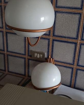 Lampada applique a sfera vintage