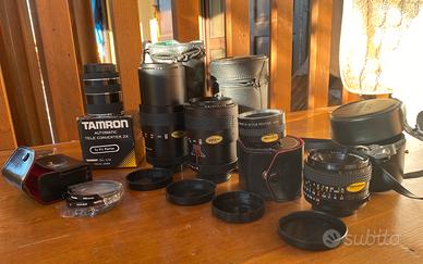 Obbiettivi/mat. fotografico Fujica, Tamron, Lumix