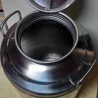  CONTENITORE  OLIO  50LT IN ACCIAIO  INOX 18/10