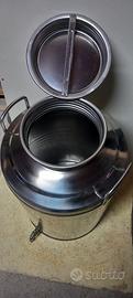 CONTENITORE  OLIO  50LT IN ACCIAIO  INOX 18/10