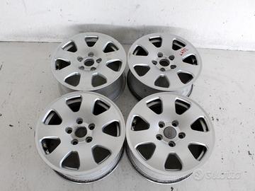 8E0601025 SET 4 CERCHI IN LEGA DA 15 POLLICI 5 FOR