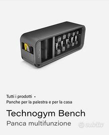 Technogym Bench nuova , panca multifunzionale.