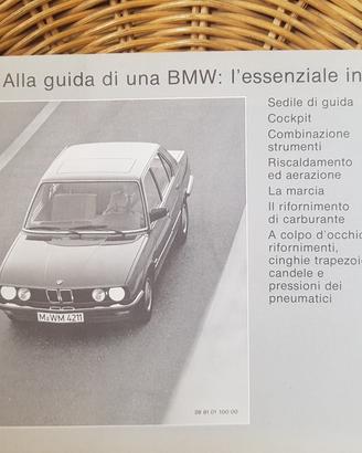 BMW serie 5 libretto 1985