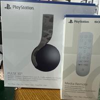 Pulse 3D cuffie playstation e media remote