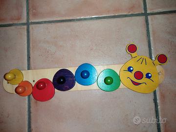 appendi abiti legno bambini