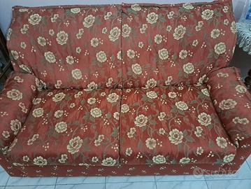 Divano Letto 2 Posti – Fantasia Floreale Vintage