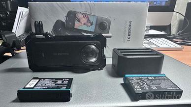 Insta360 x3 con doppia batteria originali €269