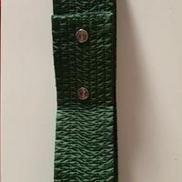 Cintura donna Moncler verde bosco a bottoncini au