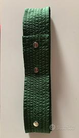 Cintura donna Moncler verde bosco a bottoncini au