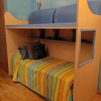 letto a castello Moretti con scaletta 