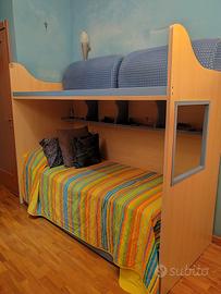 letto a castello Moretti con scaletta 