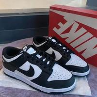 Nike Dunk Low Nere e Bianche 38.5 Nuove