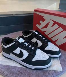 Nike Dunk Low Nere e Bianche 38.5 Nuove