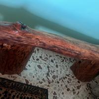 Panca di legno olivo