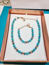 parure con amazzonite Bronzallure