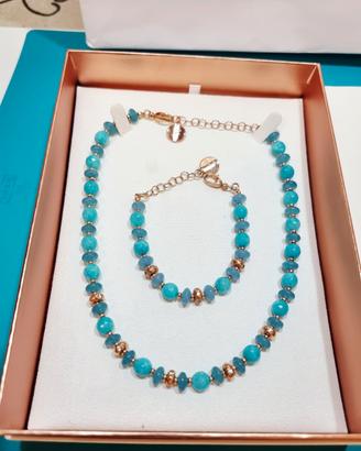 parure con amazzonite Bronzallure