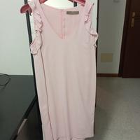 abito rosa corto 