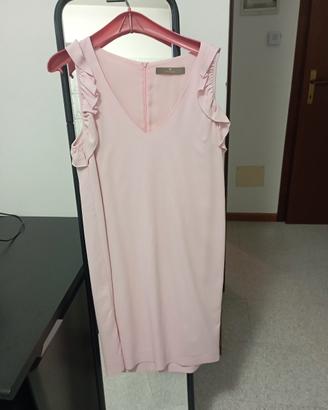 abito rosa corto 