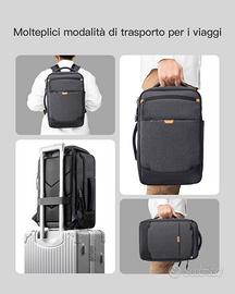 zaino viaggio aereo 40x20x25 espandibile 20l