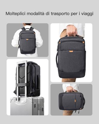 zaino viaggio aereo 40x20x25 espandibile 20l