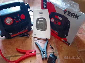 Avviatore auto + luce + gonfia gomme