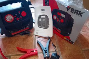 Avviatore auto + luce + gonfia gomme