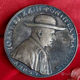 Medaglia argento Papa Giovanni XXIII1962