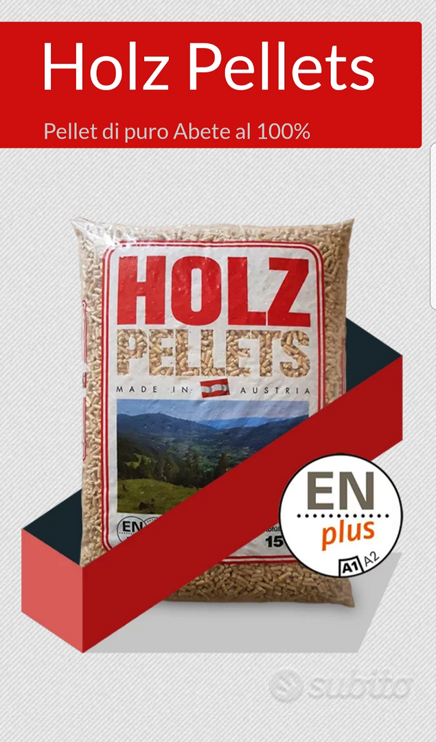 Pellet 100% Abete bianco Austriaco - Giardino e Fai da te In vendita a  Forlì-Cesena