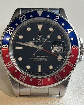 Rolex GMT-Master II Pepsi acciaio Oyster