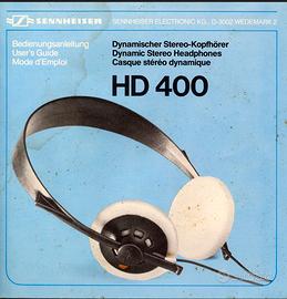 sennheiser HD 400 headphones