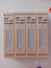 4 pezzi lampade led R75