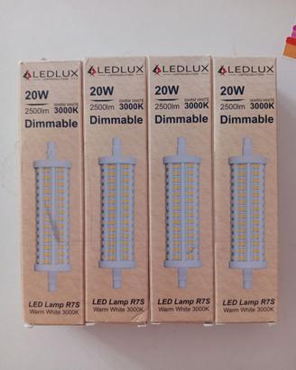 4 pezzi lampade led R75