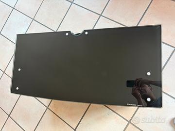 Mobile porta TV moderno vetro con doppio ripiano