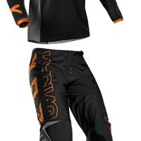 Completo Maglia - Pantalone Cross FOX 180 Skew Bla