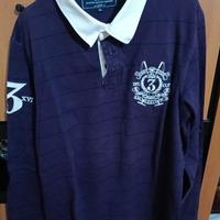maglia uomo con collo di camicia 