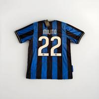 Maglia Calcio Milito #22 Inter Home 2009/10