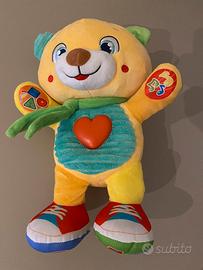 Clementoni -Lele coccole e parole, orsetto peluche